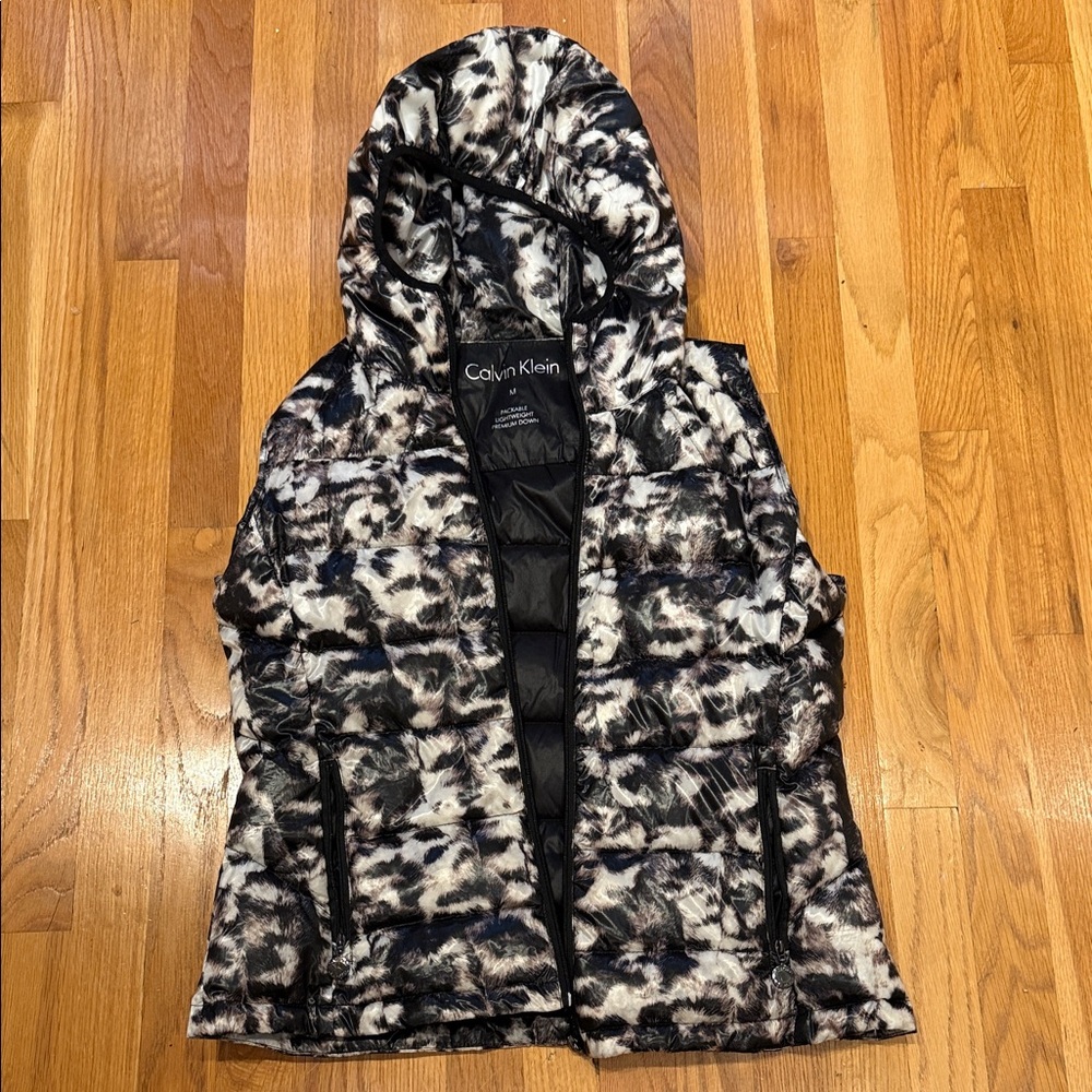Calvin Klein Monochrome Hooded Vest